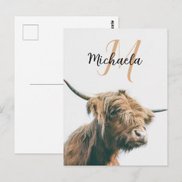 Ursprungligt monogram för det svenska porträtt-nam vykort