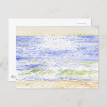 Ursprungligt sjölandskap av konstnären Sveta Mikha