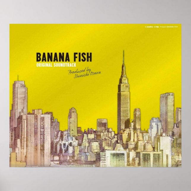 Ursprungligt skydd för Banana Fish Anime Poster (Framsidan)