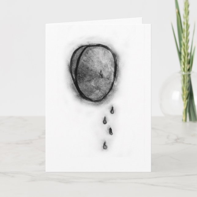 Ursprungligt symbolkort - jag Gråter med dig Kort (Framsida)