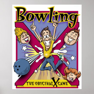 Ursprungligt "X"-spel Poster