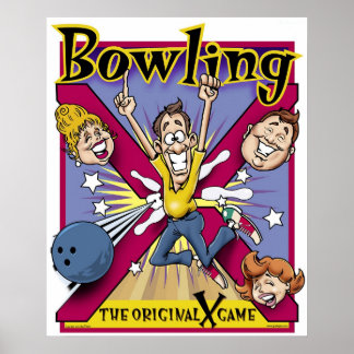 Ursprungligt "X"-spel Poster