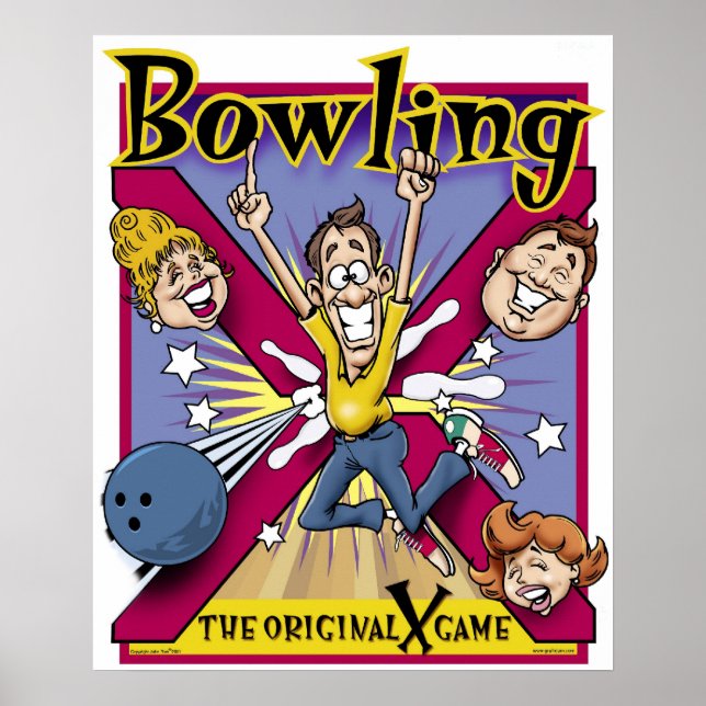 Ursprungligt "X"-spel Poster (Framsidan)