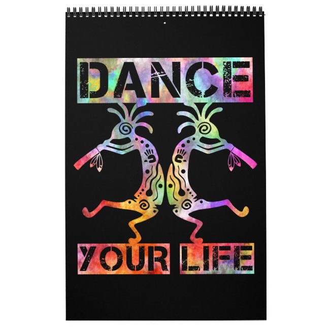 Ursprungsamerikaner Kokopelli - Dance Your Life 3 Kalender (Omslag)