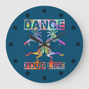 Ursprungsamerikaner Kokopelli - Dance Your Life 3 Stor Klocka