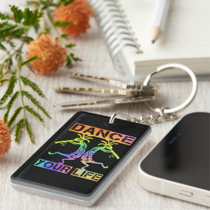 Ursprungsamerikaner Kokopelli - Dance Your Life 4 Nyckelring