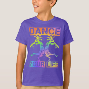 Ursprungsamerikaner Kokopelli - Dance Your Life 4 T Shirt