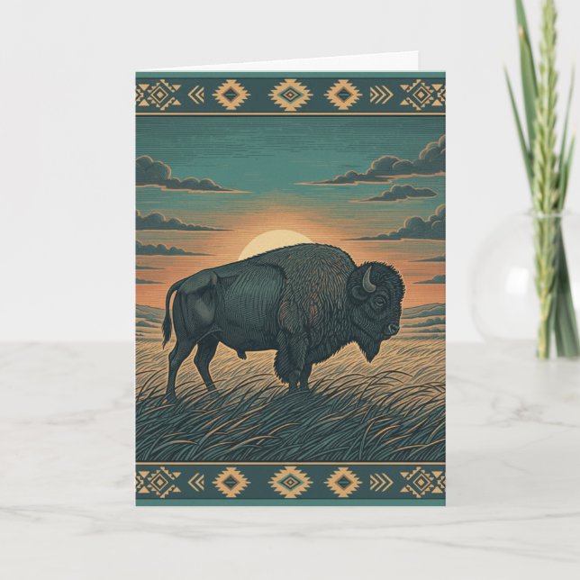 Ursprungsamerikansk kulturarvshälsning  kort (Framsida)