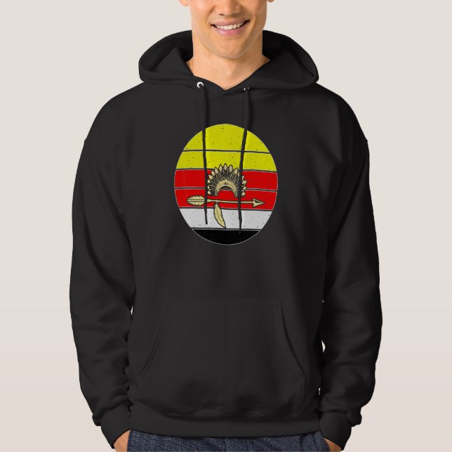 Ursprungsbefolkningens dag hoodie (Framsida)
