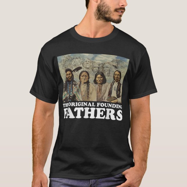 Ursprungsmoderamerikan i Founding fathers T Shirt (Framsida)