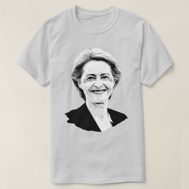 Ursula von der Leyen T Shirt (Design framsida)