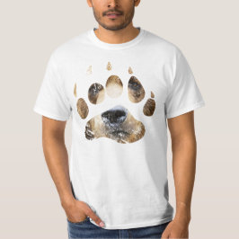 Urtvättad björntassutslagsplats tee