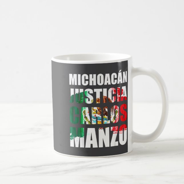 Uruapan Michoacán México, Carlos Manzo, Mexicans M Kaffemugg (Höger)