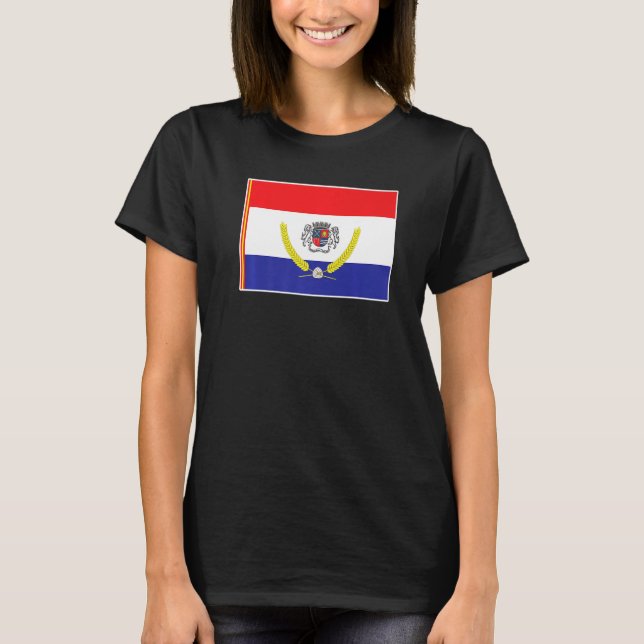 Uruguaiana Flag National pride  Souvenir T Shirt (Framsida)