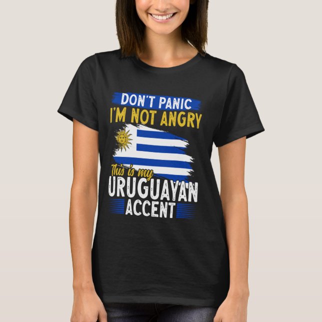 Uruguay Det här är min Uruguayanska accent Uruguay T Shirt (Framsida)