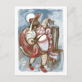 Uruguay Drum Man Vykort