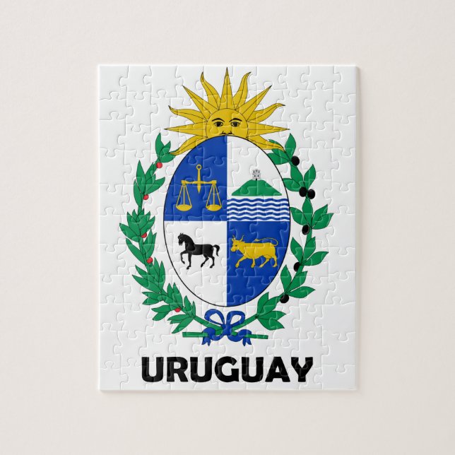 URUGUAY - emblem/flagga/vapensköld/symbol Pussel (Vertikal)