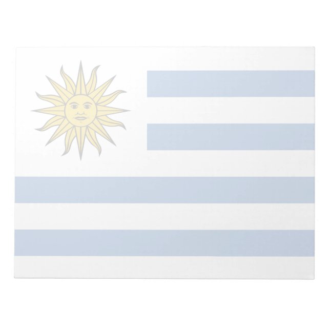 Uruguay Flagga Anteckningsblock (Framsida)