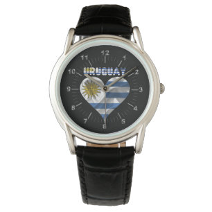 Uruguay flagga armbandsur