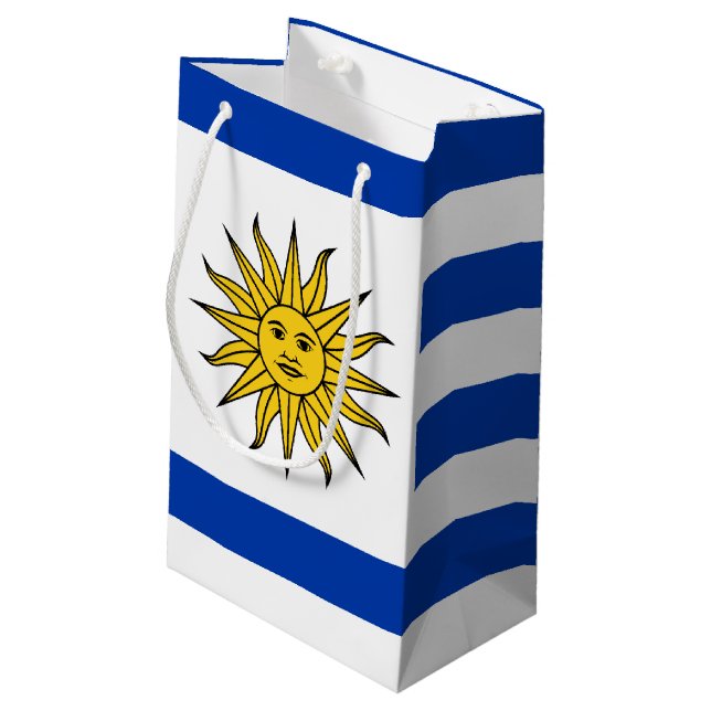 Uruguay flagga Banda Oriental (Baksidan Vinklad)