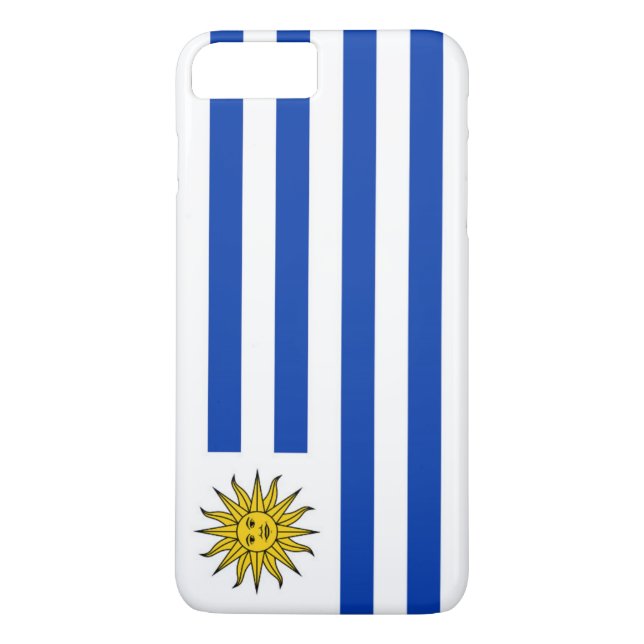 Uruguay-flagga Case-Mate iPhone Skal (Baksida)