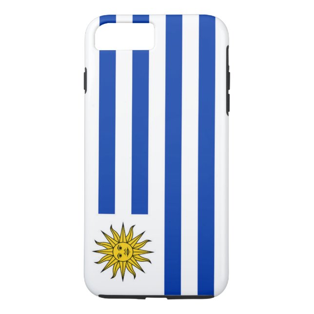 Uruguay-flagga Case-Mate iPhone Skal (Baksida)