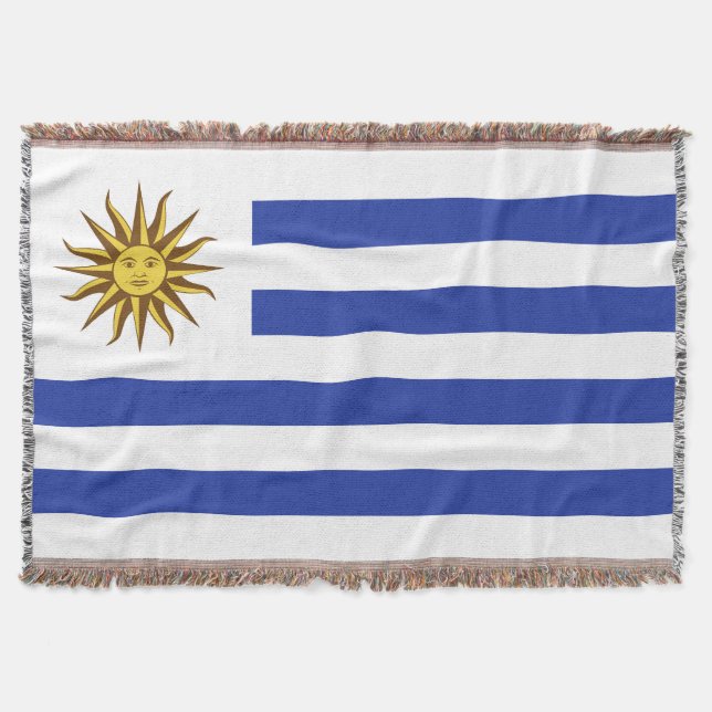 Uruguay flagga filt (Framsidan)