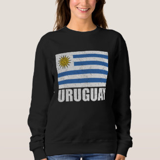 Uruguay Flagga Grunge Vintage Souvenir Uruguay T Shirt
