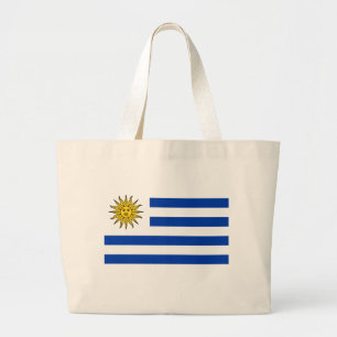 Uruguay flagga jumbo tygkasse