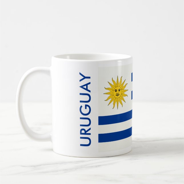 URUGUAY FLAGGA KAFFEMUGG (Vänster)