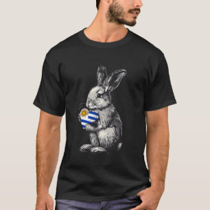 Uruguay Flagga Kanin Hjärta Uruguayansk Stolthet U T Shirt