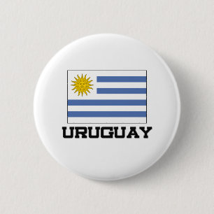 Uruguay flagga knapp