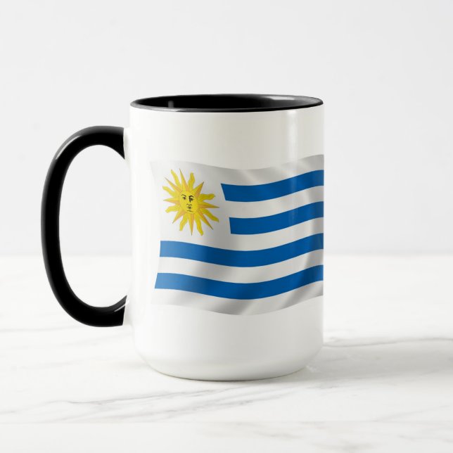 Uruguay Flagga Kopp (Vänster)