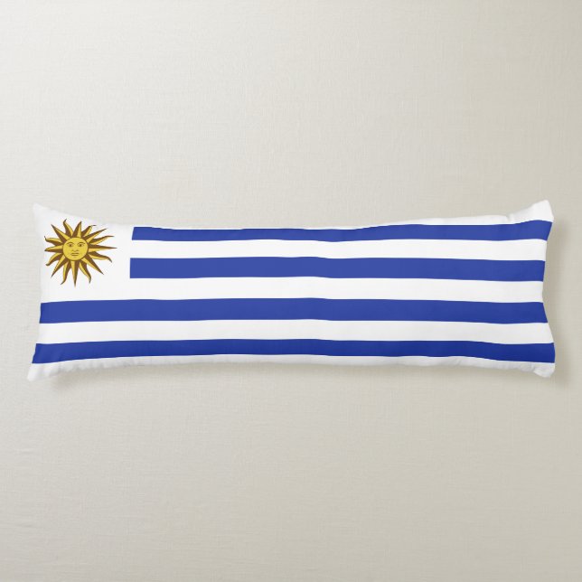 Uruguay flagga kroppskudde (Framsidan)
