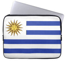 Uruguay flagga laptop fodral