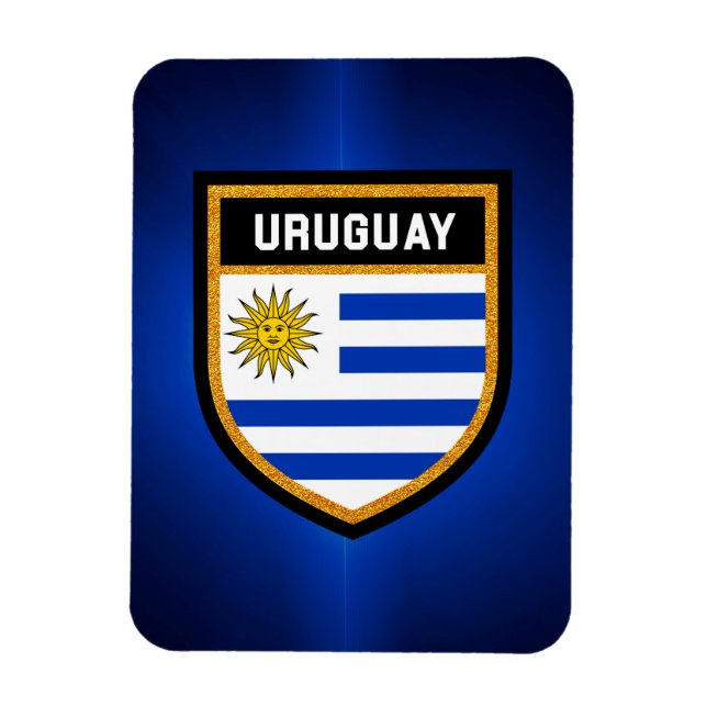 Uruguay Flagga Magnet (Vertikal)