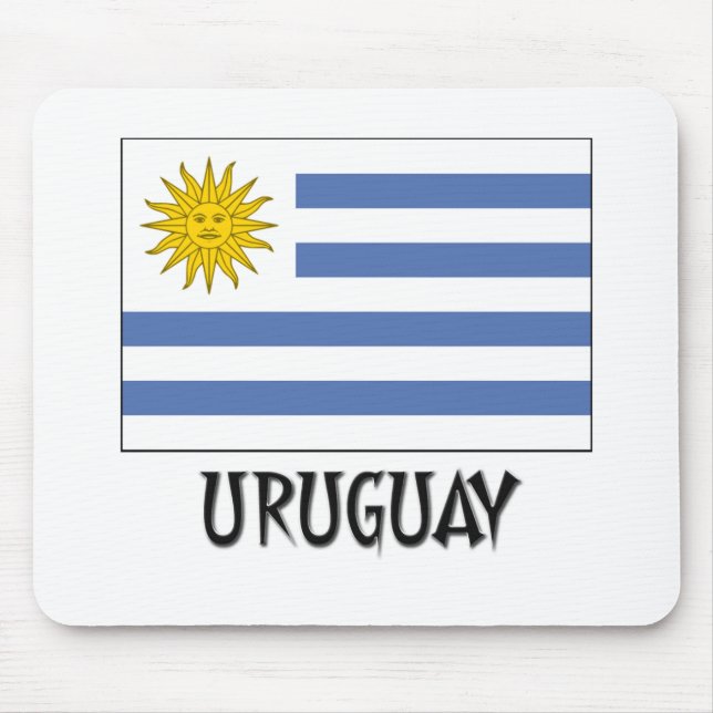 Uruguay flagga musmatta (Framsidan)