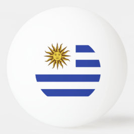 Uruguay flagga pingisboll