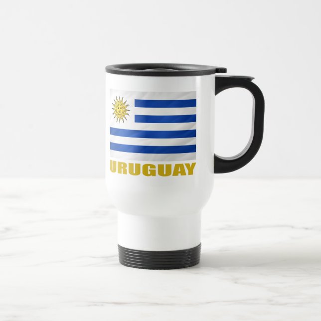 Uruguay Flagga Resemugg (Höger)