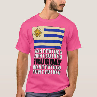Uruguay-flagga T Shirt