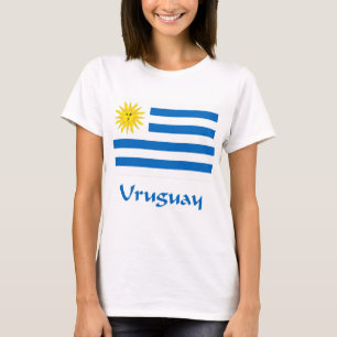 Uruguay flagga tröja