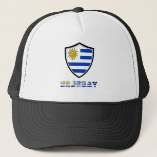Uruguay flagga truckerkeps