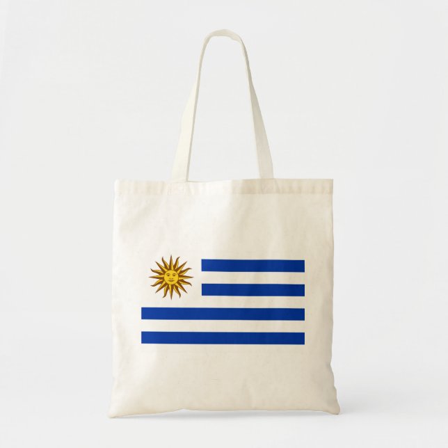 Uruguay Flagga Tygkasse (Framsidan)