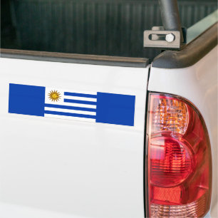 Uruguay-Flagga (Uruguay) Bildekal