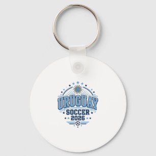 Uruguay Fotboll 2026 Fotboll Fet Land Typografi Nyckelring