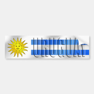 Uruguay fotbollT-tröja och gåvor Bildekal