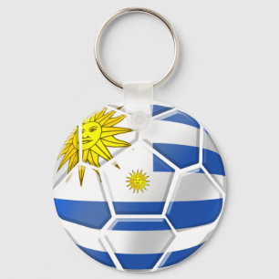 Uruguay fotbollT-tröja och gåvor Nyckelring