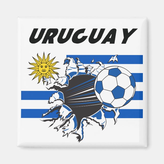 Uruguay Futbol magnet (Framsidan)