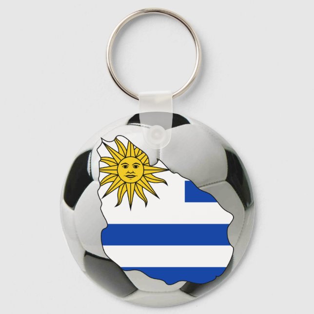 Uruguay futbol nyckelring (Framsida)