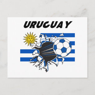 Uruguay Futbol Stationery Vykort